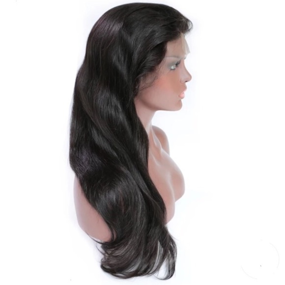 ?KIDA 24” 1B 100%BRAZILIAN S8 HAIR LACE FRONT WIG main image 5